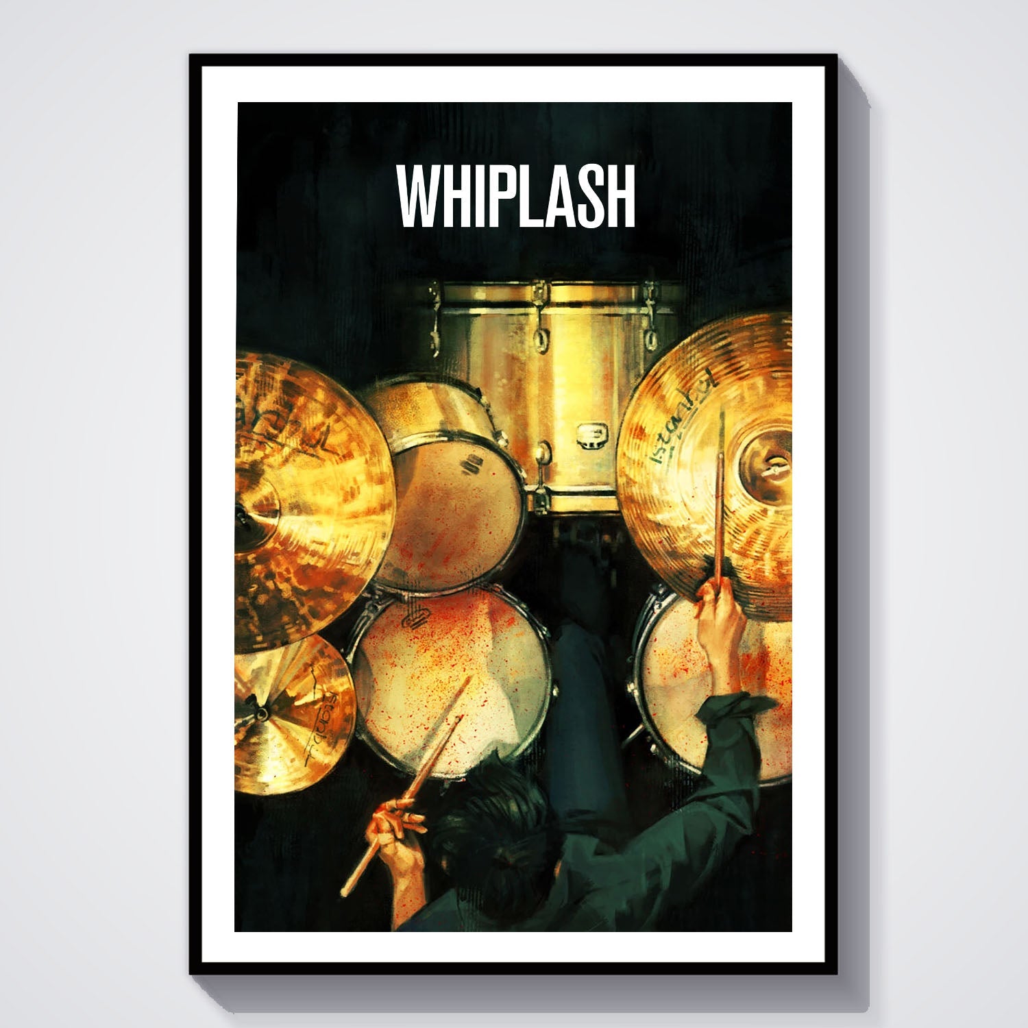 Flex Designs Poster Whiplash Drums 8 x 10" Home Goods - Movie 2014 Movie Poster