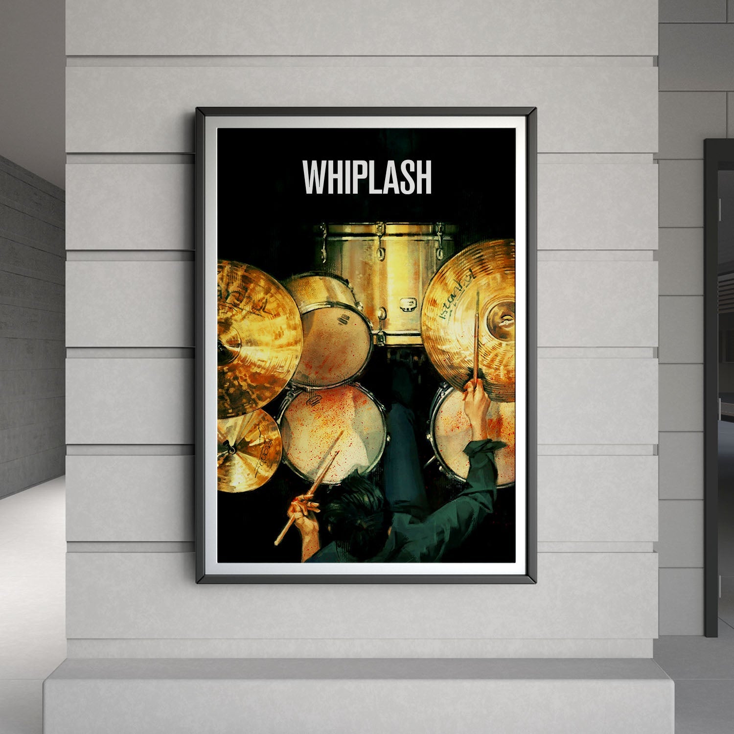 Flex Designs Poster Whiplash Drums 8 x 10" Home Goods - Movie 2014 Movie Poster