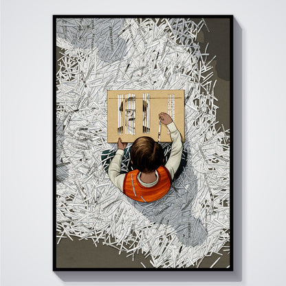 Flex Designs Poster Argo Cartoon 5 x 7" Home Goods - Movie 2012 Movie Poster