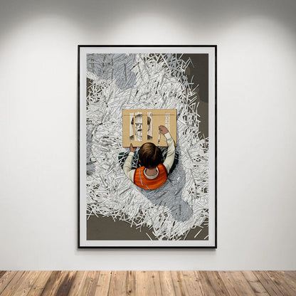Flex Designs Poster Argo Cartoon 5 x 7" Home Goods - Movie 2012 Movie Poster