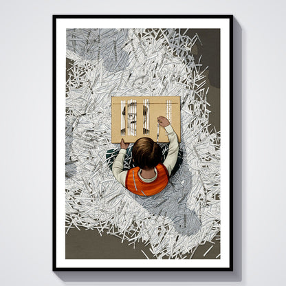 Flex Designs Poster Argo Cartoon 8 x 10" Home Goods - Movie 2012 Movie Poster