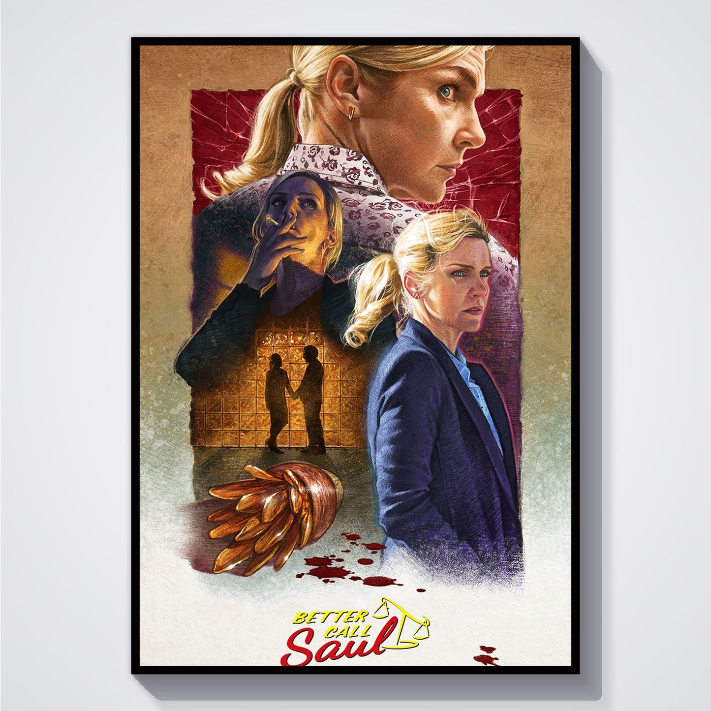 Flex Designs Poster Better Call Saul Cartoon 5 x 7" Home Goods - TV Show 2015 TV Show Poster