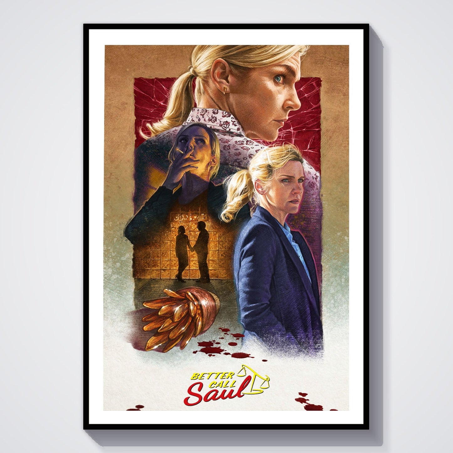 Flex Designs Poster Better Call Saul Cartoon 8 x 10" Home Goods - TV Show 2015 TV Show Poster