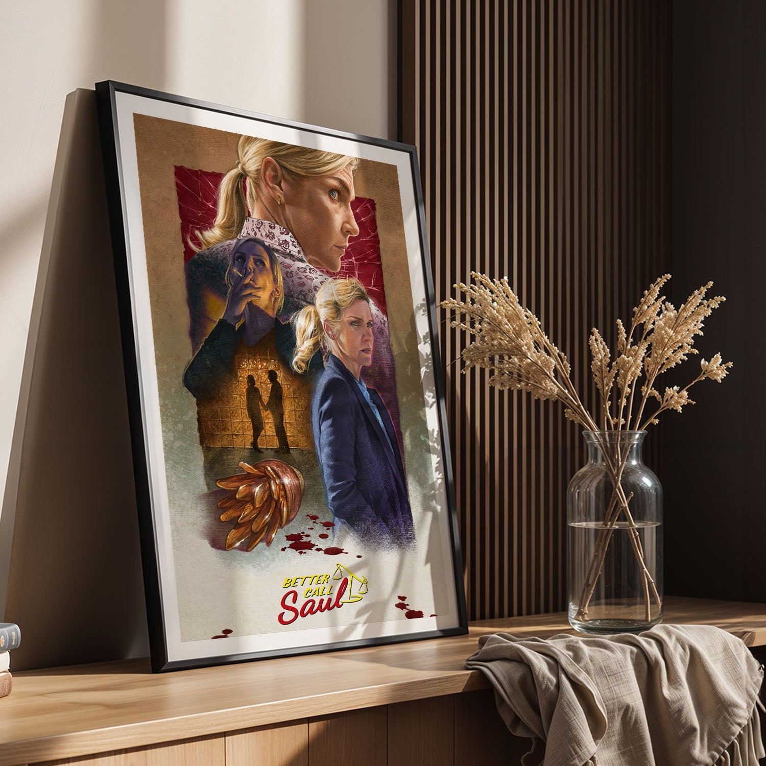 Flex Designs Poster Better Call Saul Cartoon 8 x 10" Home Goods - TV Show 2015 TV Show Poster