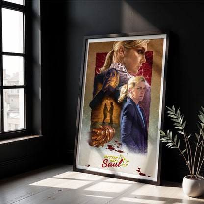 Flex Designs Poster Better Call Saul Cartoon 8 x 10" Home Goods - TV Show 2015 TV Show Poster