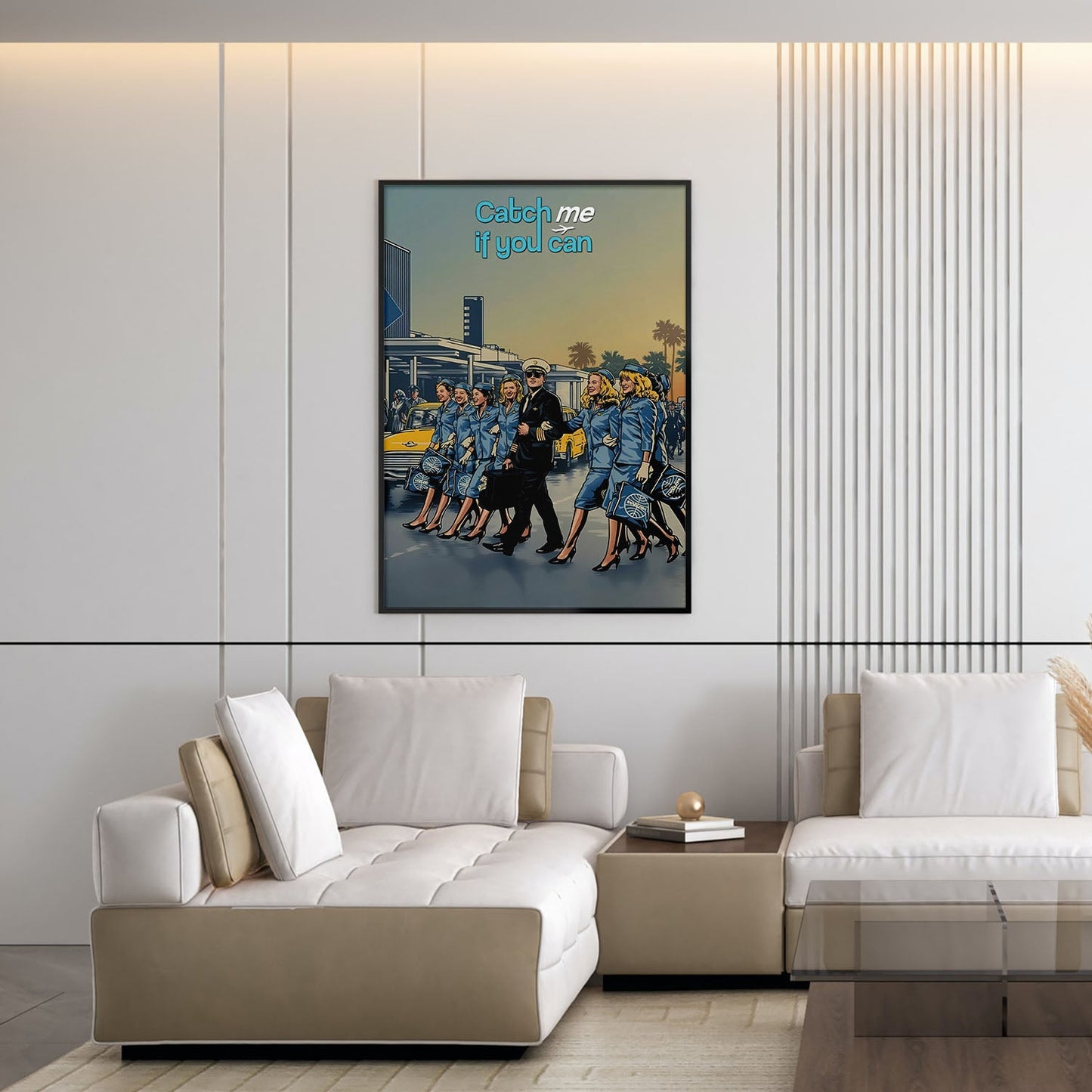 Flex Designs Poster Catch Me If You Can Cartoon 5 x 7" Home Goods - Movie 2002 Movie Poster