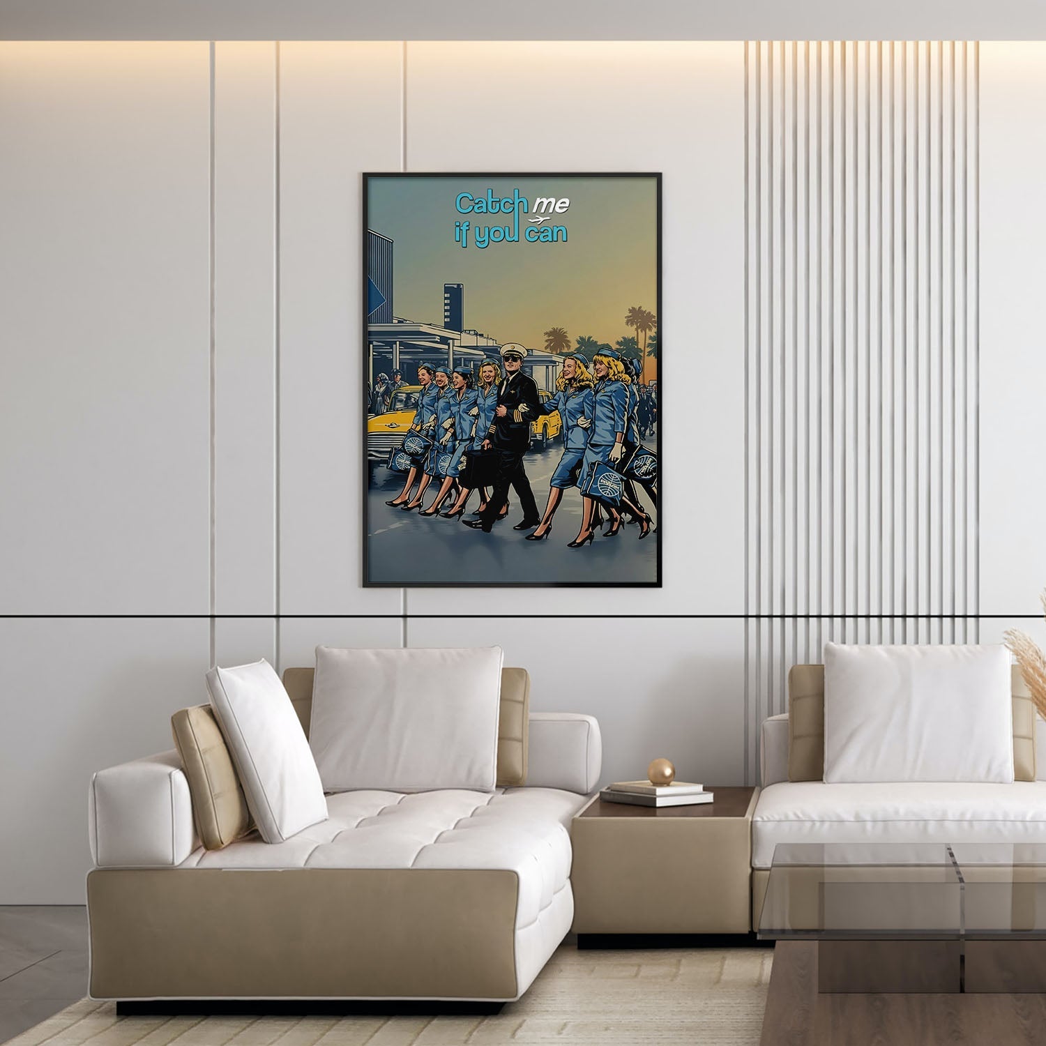 Flex Designs Poster Catch Me If You Can Cartoon 5 x 7" Home Goods - Movie 2002 Movie Poster