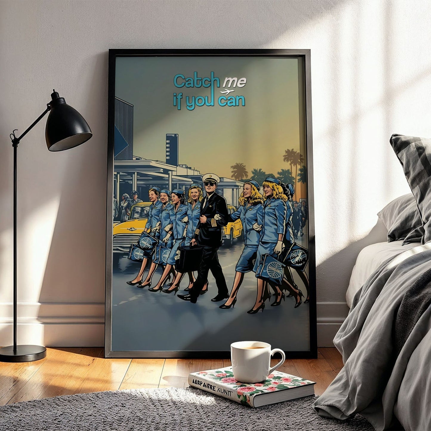 Flex Designs Poster Catch Me If You Can Cartoon 5 x 7" Home Goods - Movie 2002 Movie Poster