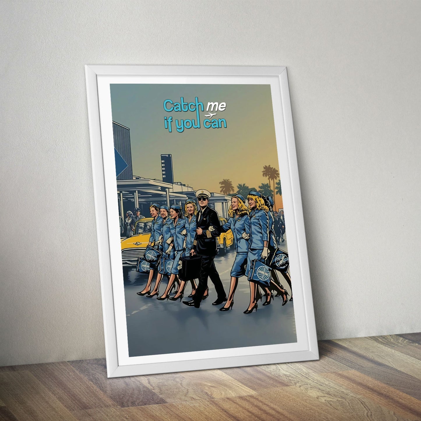 Flex Designs Poster Catch Me If You Can Cartoon 8 x 10" Home Goods - Movie 2002 Movie Poster