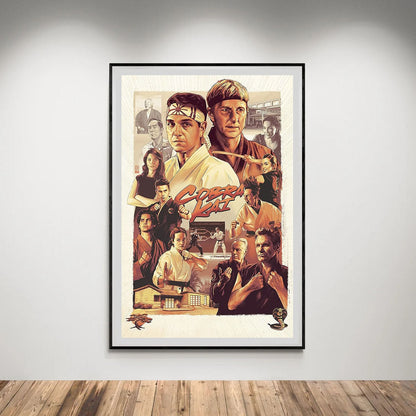 Flex Designs Poster Cobra Kai Sketch 5 x 7" Home Goods - TV Show 2018 TV Show Poster