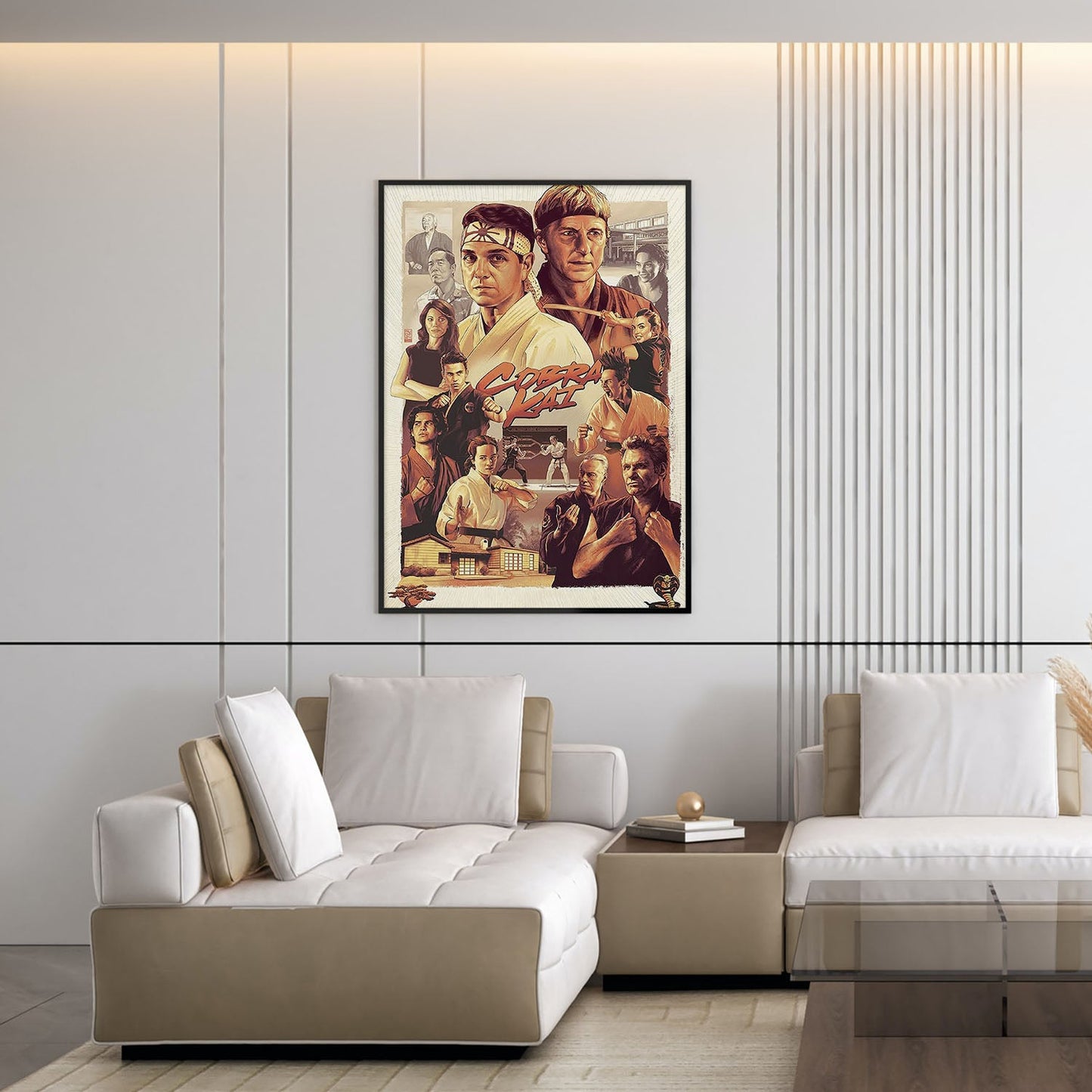 Flex Designs Poster Cobra Kai Sketch 5 x 7" Home Goods - TV Show 2018 TV Show Poster