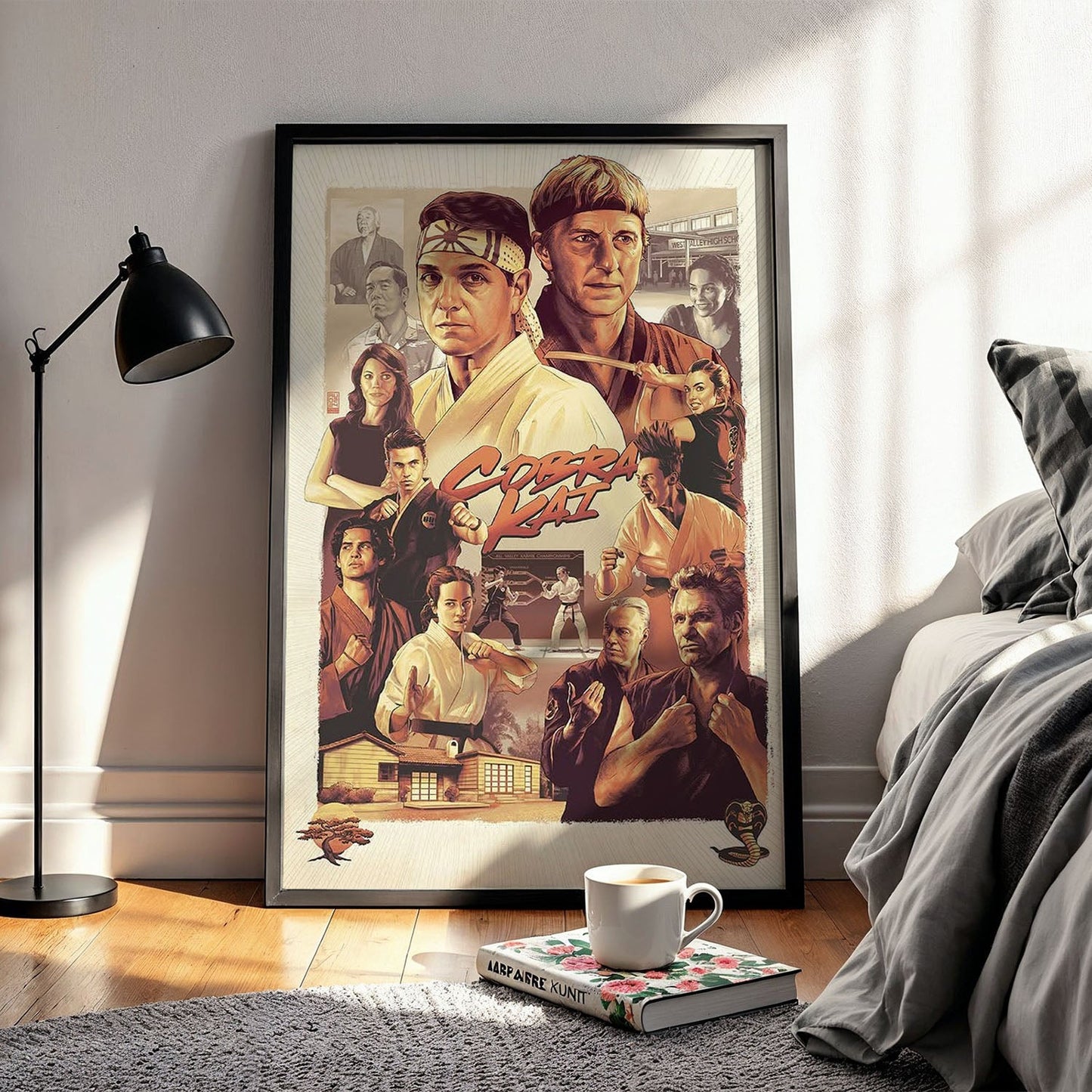 Flex Designs Poster Cobra Kai Sketch 5 x 7" Home Goods - TV Show 2018 TV Show Poster