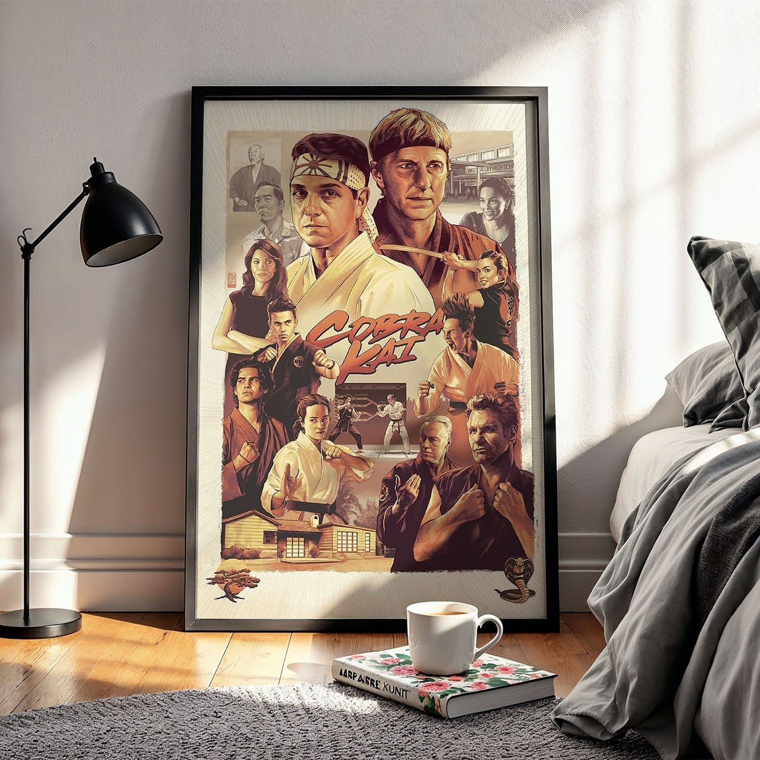 Flex Designs Poster Cobra Kai Sketch 5 x 7" Home Goods - TV Show 2018 TV Show Poster