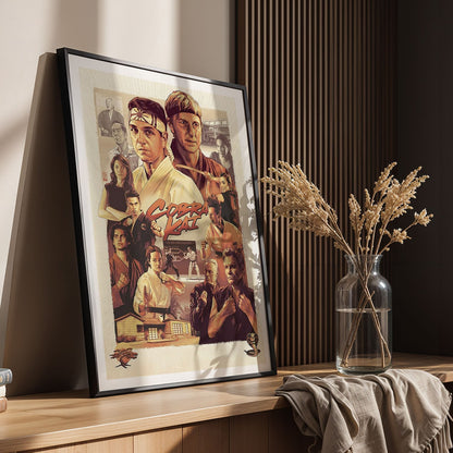 Flex Designs Poster Cobra Kai Sketch 8 x 10" Home Goods - TV Show 2018 TV Show Poster