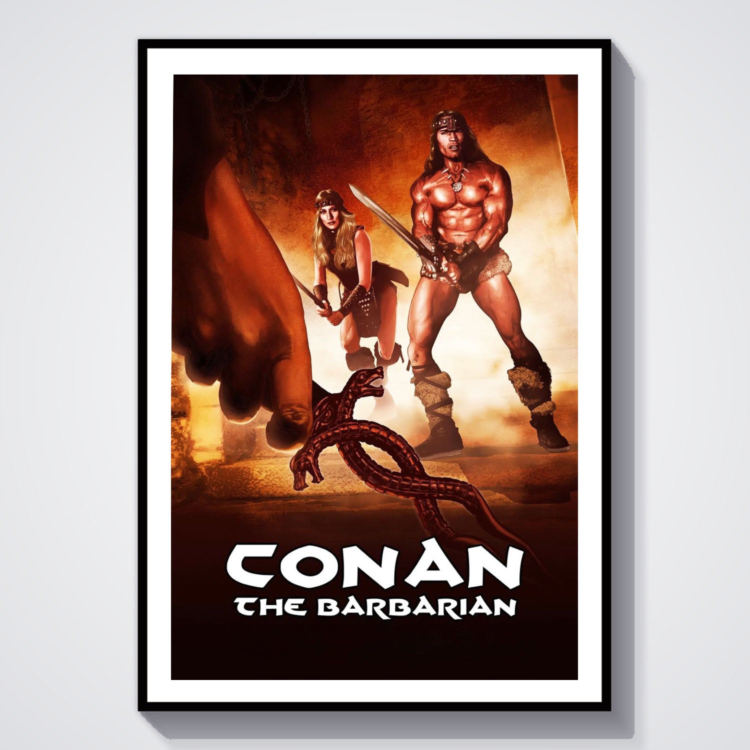 Flex Designs Poster Conan the Barbarian 8 x 10" Home Goods - Movie 1982 Movie Poster