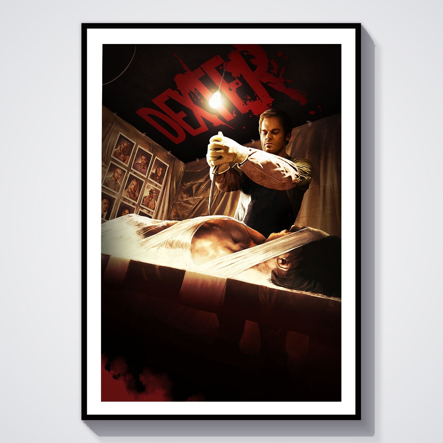 Flex Designs Poster Dexter Key Visual 8 x 10" Home Goods - TV Show 2006 TV Show Poster