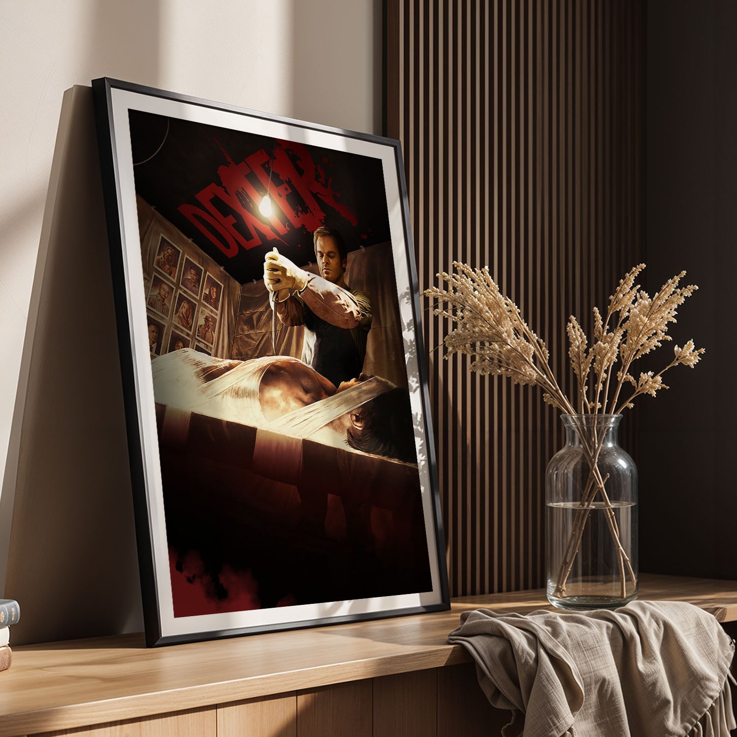 Flex Designs Poster Dexter Key Visual 8 x 10" Home Goods - TV Show 2006 TV Show Poster