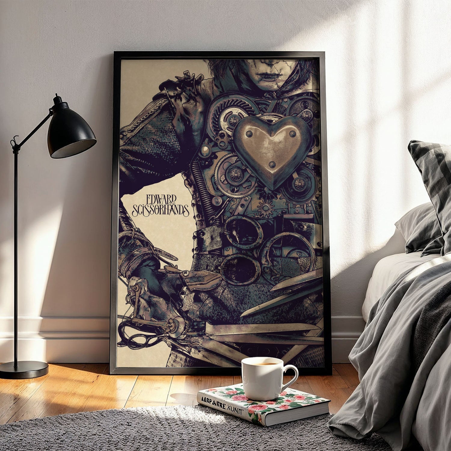 Flex Designs Poster Edward Scissorhands Minimalist 5 x 7" Home Goods - Movie 1990 Movie Poster
