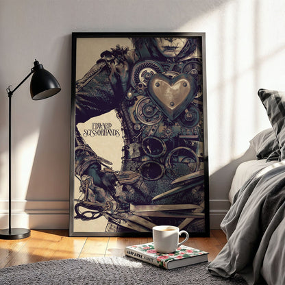 Flex Designs Poster Edward Scissorhands Minimalist 5 x 7" Home Goods - Movie 1990 Movie Poster