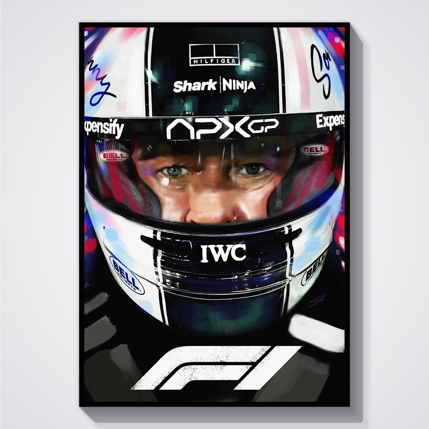 Flex Designs Poster F1 Helmet 5 x 7" Home Goods - Movie 2013 Movie Poster