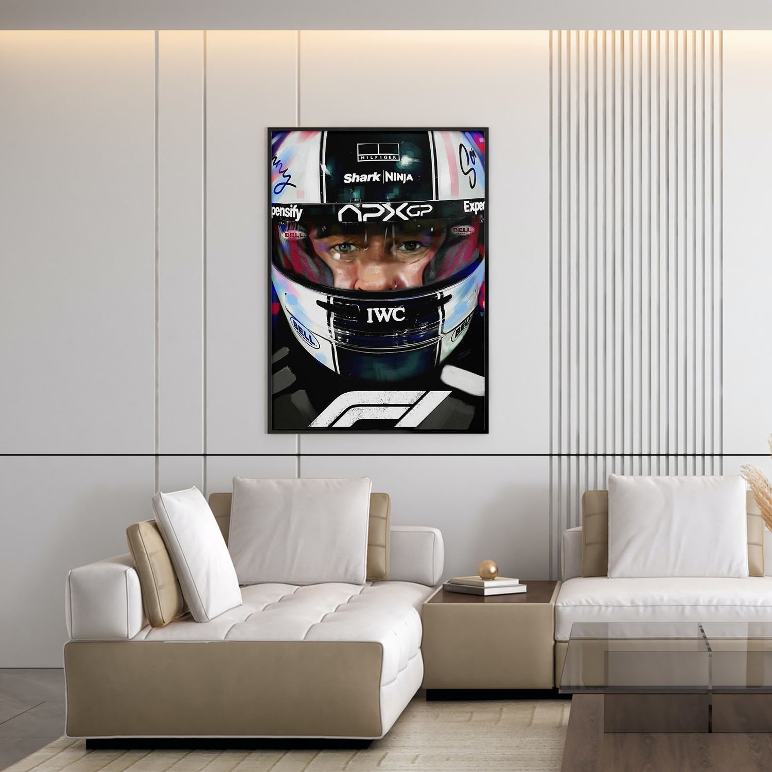 Flex Designs Poster F1 Helmet 5 x 7" Home Goods - Movie 2013 Movie Poster