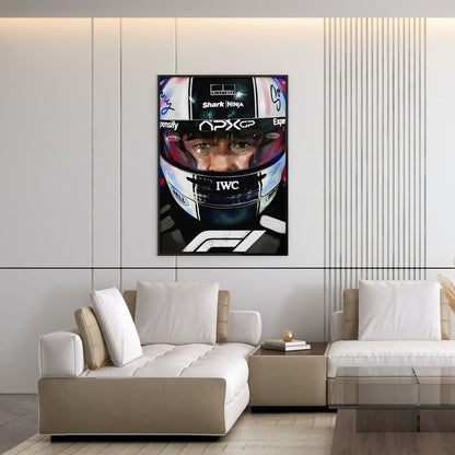 Flex Designs Poster F1 Helmet 5 x 7" Home Goods - Movie 2013 Movie Poster