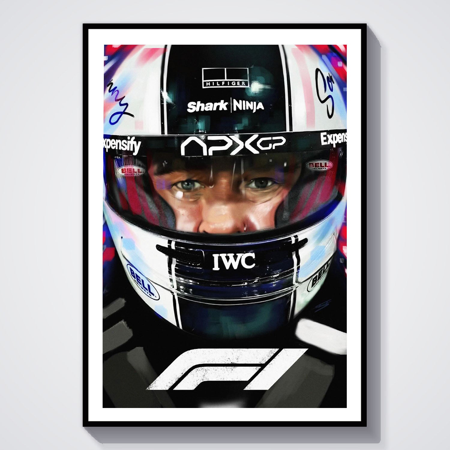 Flex Designs Poster F1 Helmet 8 x 10" Home Goods - Movie 2013 Movie Poster