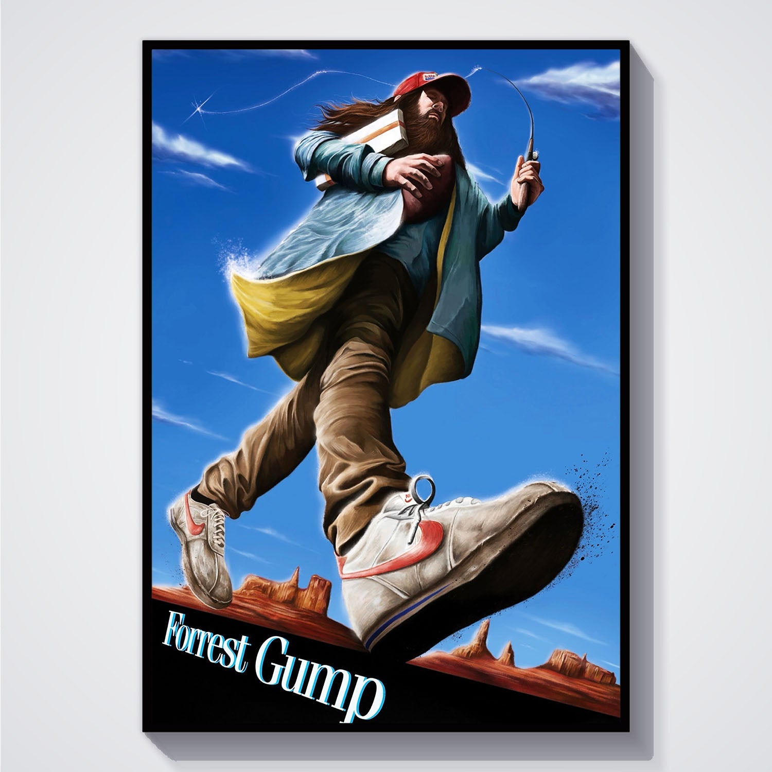 Flex Designs Poster Forrest Gump Sketch 5 x 7" Home Goods - Movie 1994 Movie Poster