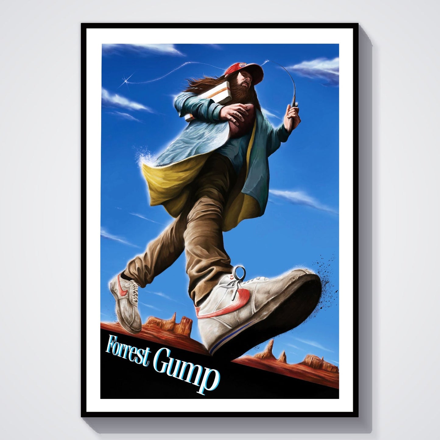 Flex Designs Poster Forrest Gump Sketch 8 x 10" Home Goods - Movie 1994 Movie Poster