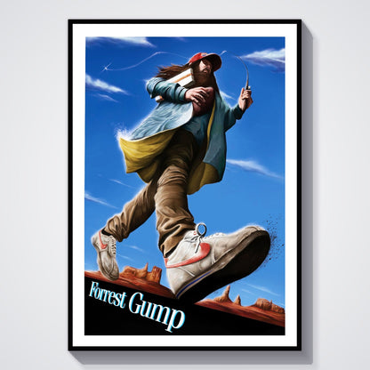 Flex Designs Poster Forrest Gump Sketch 8 x 10" Home Goods - Movie 1994 Movie Poster