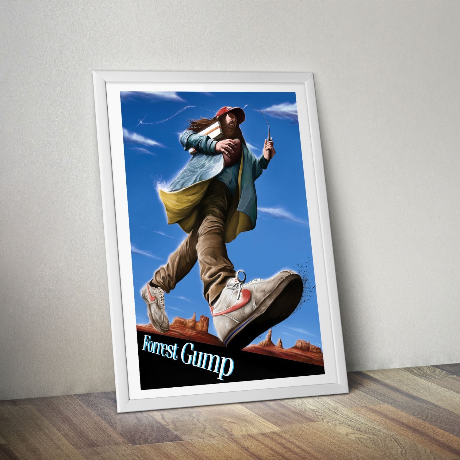 Flex Designs Poster Forrest Gump Sketch 8 x 10" Home Goods - Movie 1994 Movie Poster