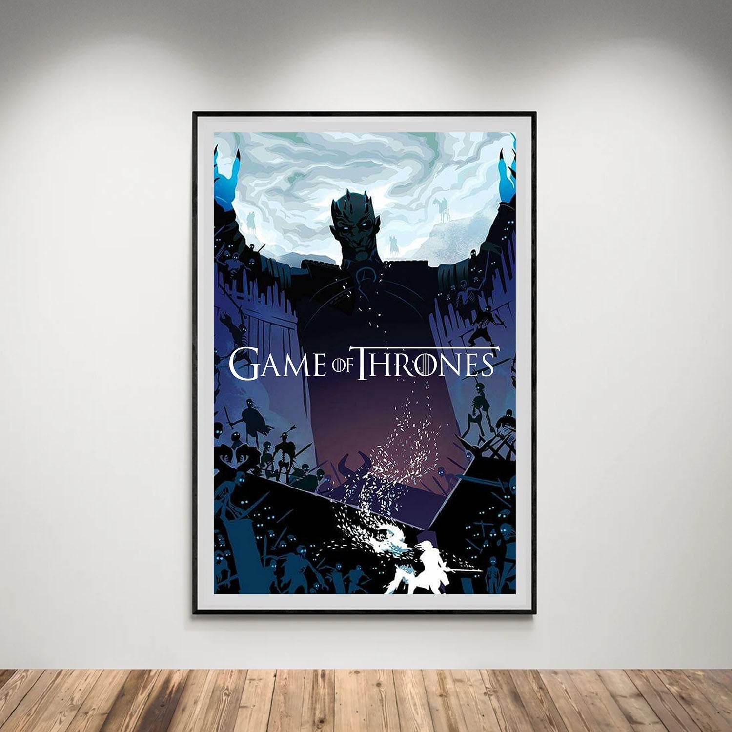 Flex Designs Poster Game of Thrones Night King Sketch 5 x 7" Home Goods - TV Show 2011 TV Show Poster