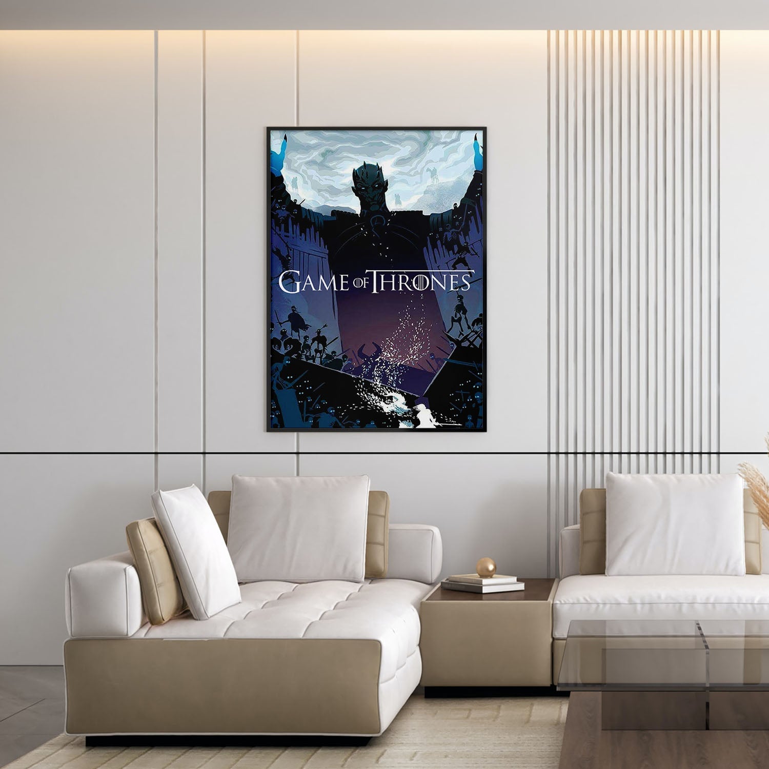 Flex Designs Poster Game of Thrones Night King Sketch 5 x 7" Home Goods - TV Show 2011 TV Show Poster