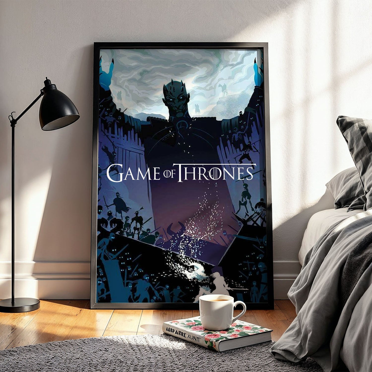 Flex Designs Poster Game of Thrones Night King Sketch 5 x 7" Home Goods - TV Show 2011 TV Show Poster