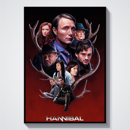 Flex Designs Poster Hannibal Sketch 5 x 7" Home Goods - TV Show 2013 TV Show Poster