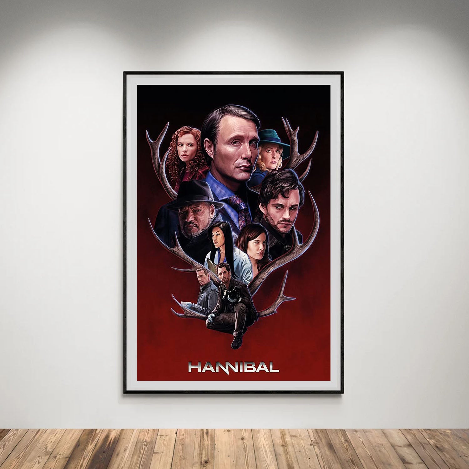 Flex Designs Poster Hannibal Sketch 5 x 7" Home Goods - TV Show 2013 TV Show Poster