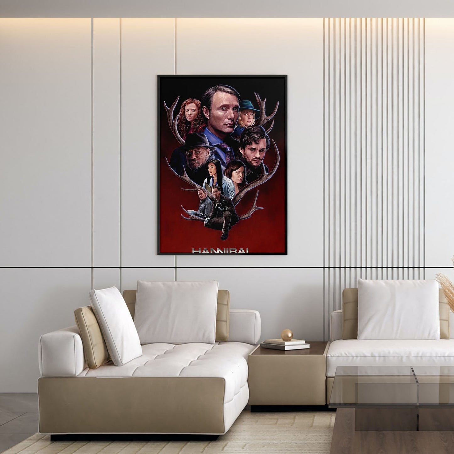 Flex Designs Poster Hannibal Sketch 5 x 7" Home Goods - TV Show 2013 TV Show Poster