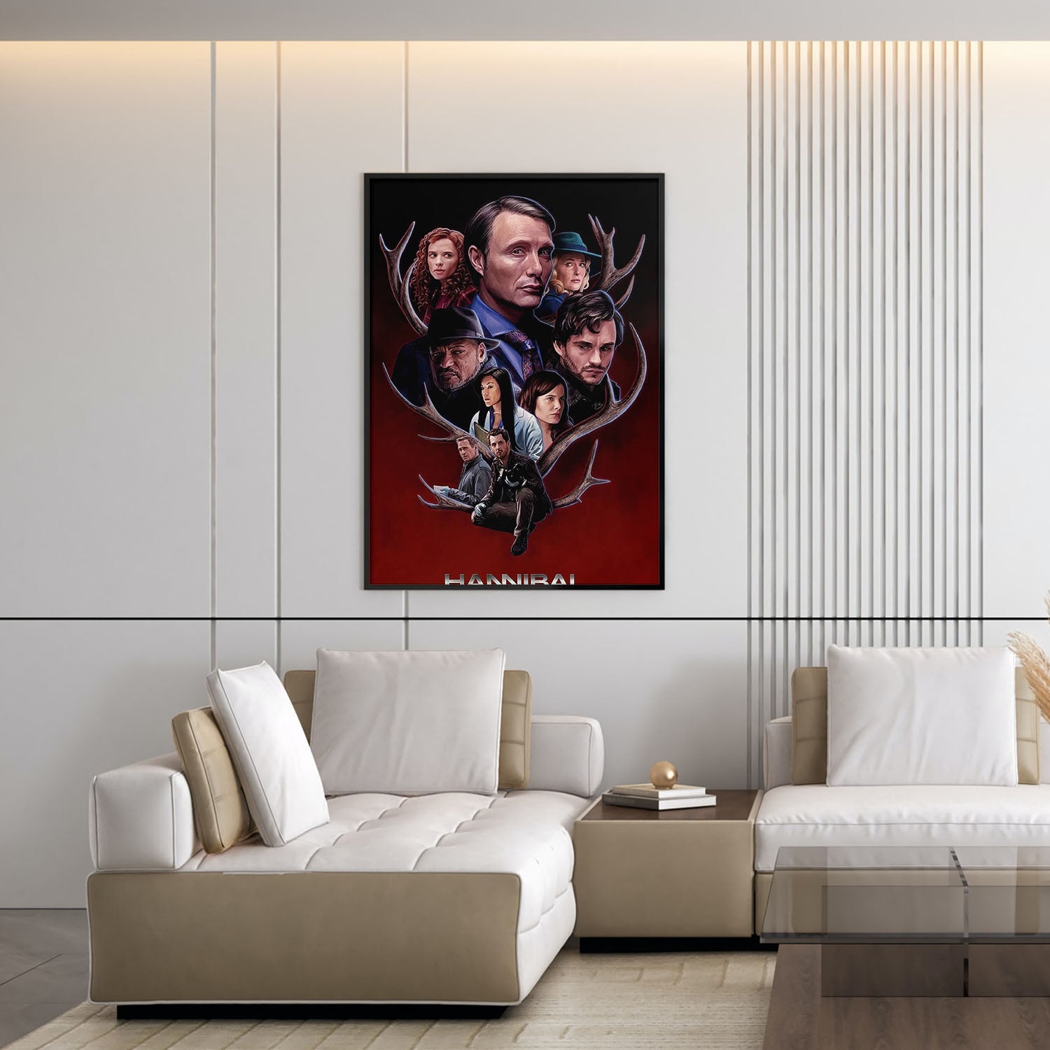 Flex Designs Poster Hannibal Sketch 5 x 7" Home Goods - TV Show 2013 TV Show Poster
