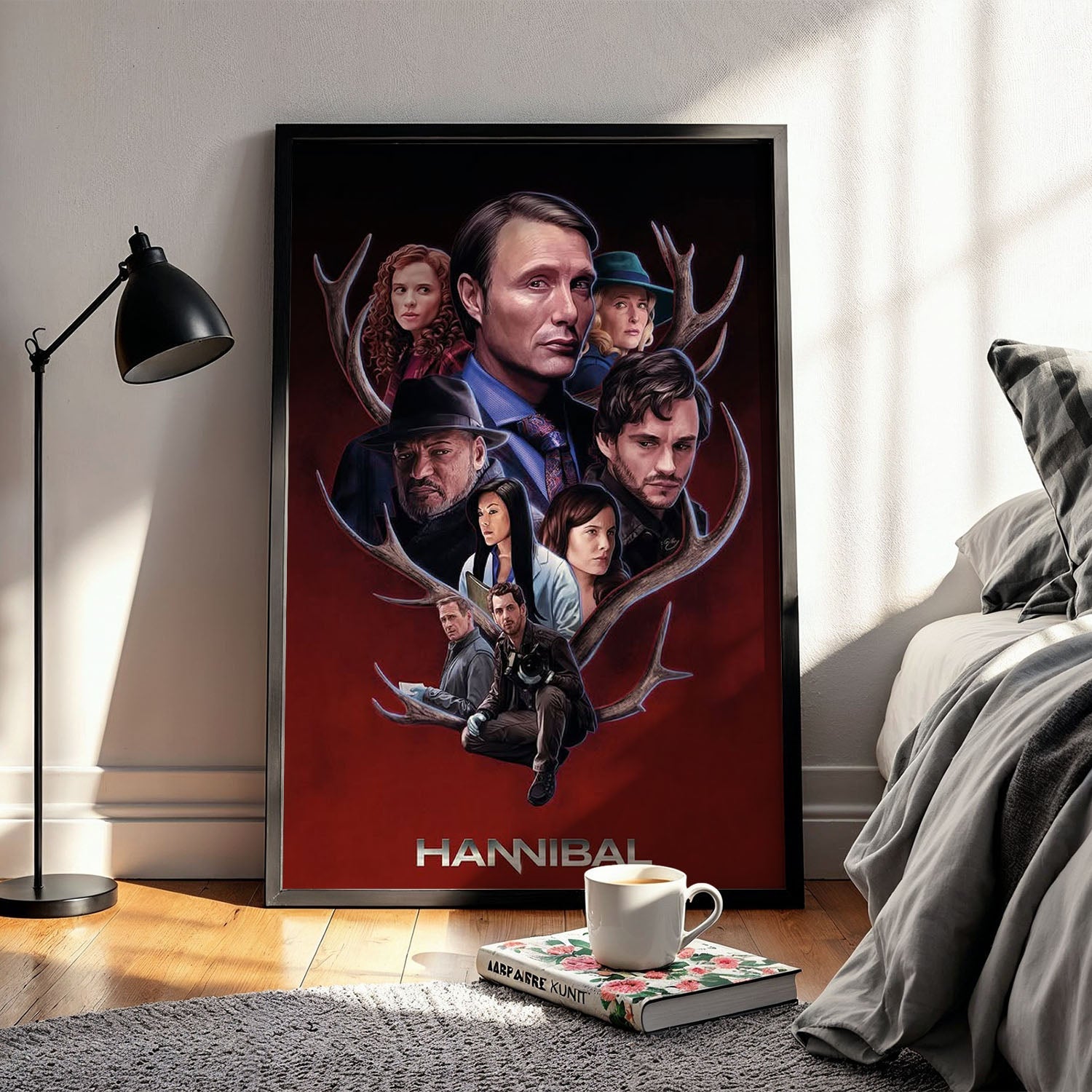 Flex Designs Poster Hannibal Sketch 5 x 7" Home Goods - TV Show 2013 TV Show Poster