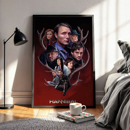Flex Designs Poster Hannibal Sketch 5 x 7" Home Goods - TV Show 2013 TV Show Poster