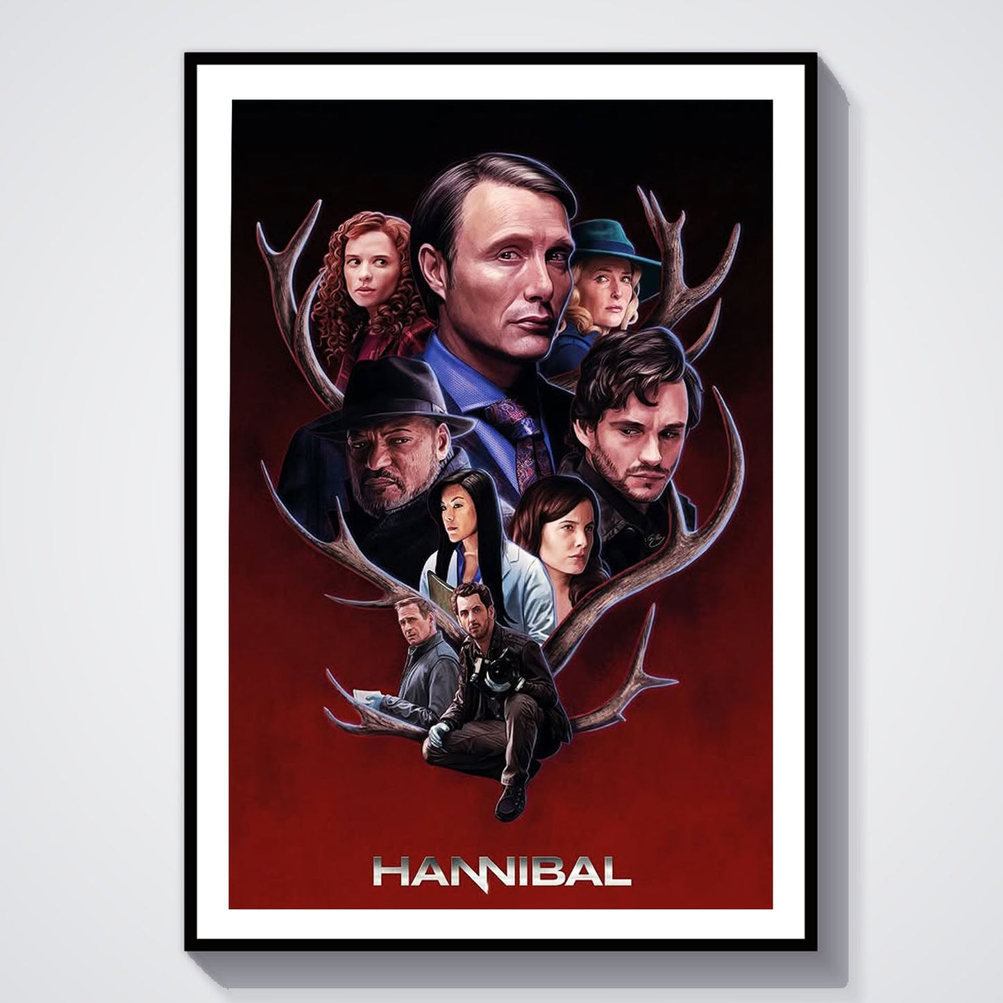 Flex Designs Poster Hannibal Sketch 8 x 10" Home Goods - TV Show 2013 TV Show Poster