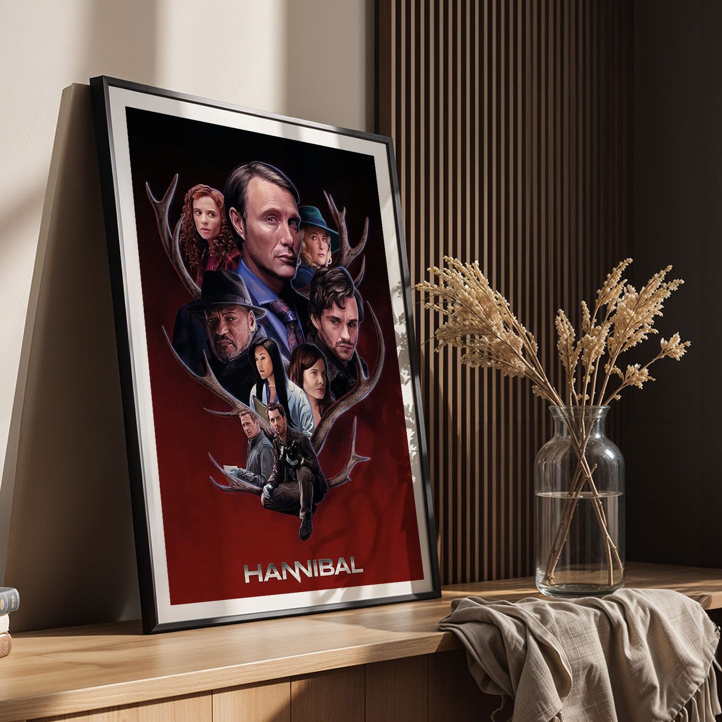 Flex Designs Poster Hannibal Sketch 8 x 10" Home Goods - TV Show 2013 TV Show Poster