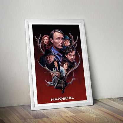 Flex Designs Poster Hannibal Sketch 8 x 10" Home Goods - TV Show 2013 TV Show Poster