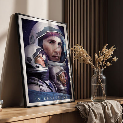 Flex Designs Poster Interstellar Sketch 8 x 10" Home Goods - Movie 2014 Movie Poster