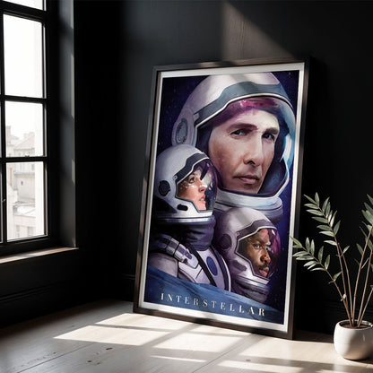 Flex Designs Poster Interstellar Sketch 8 x 10" Home Goods - Movie 2014 Movie Poster