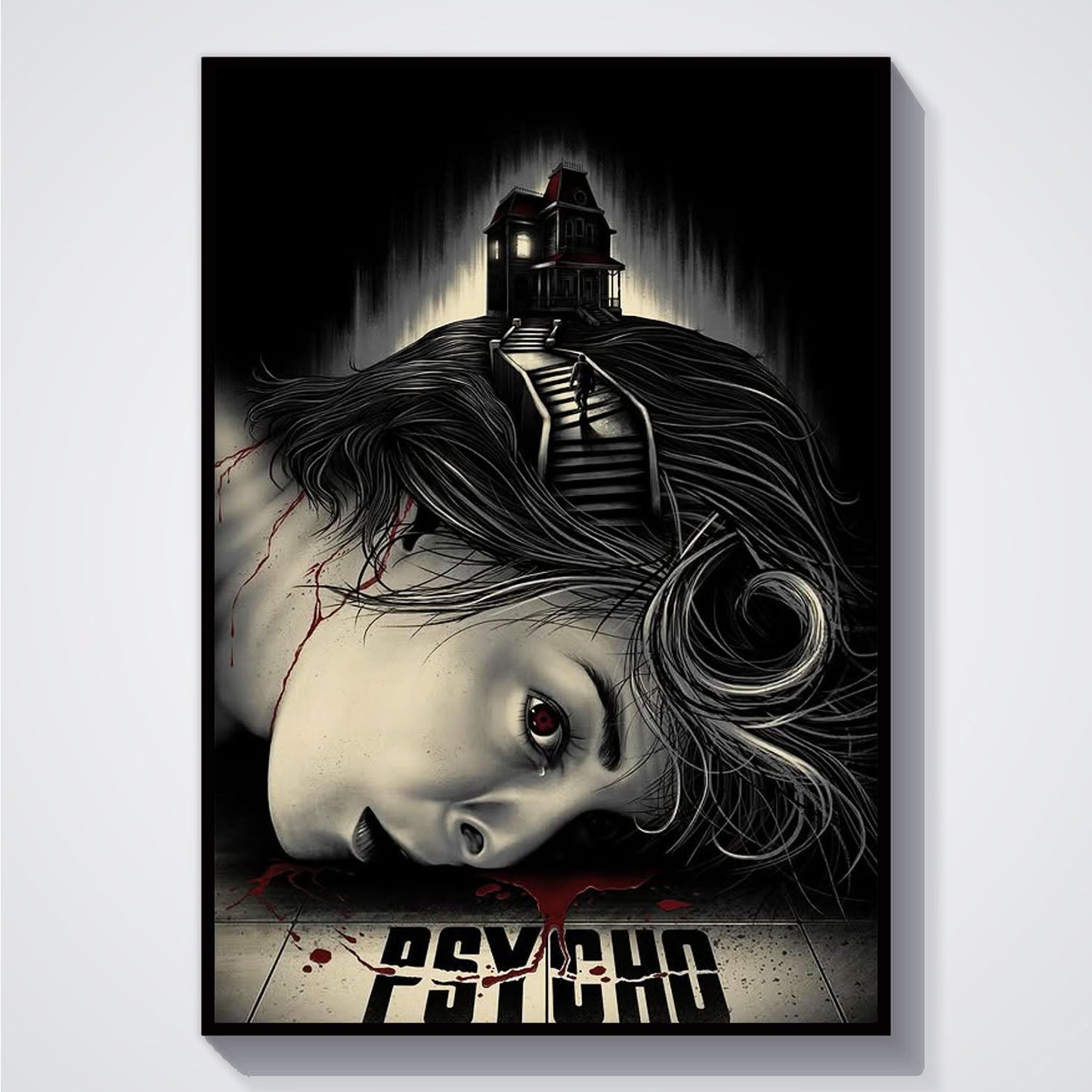 Flex Designs Poster Psycho Sketch 5 x 7" Home Goods - Movie 1960 Movie Poster
