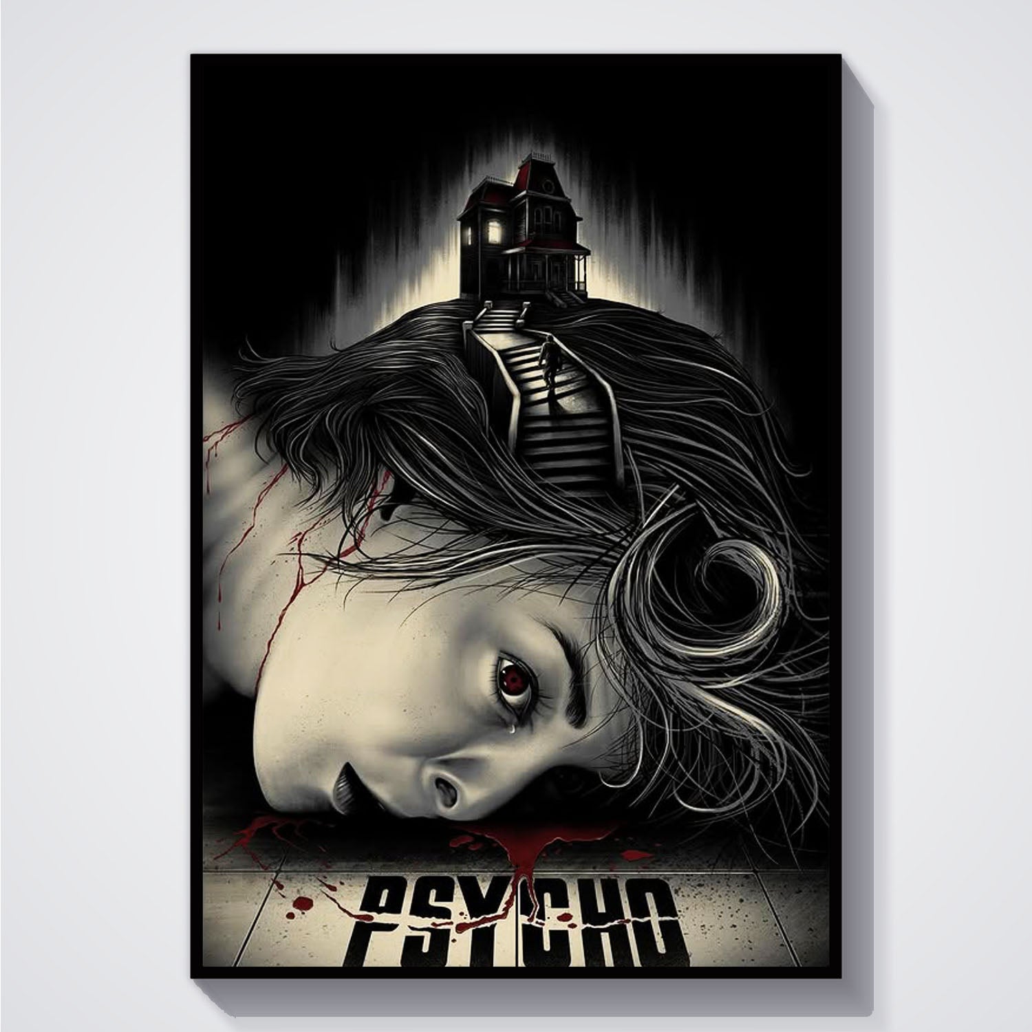 Flex Designs Poster Psycho Sketch 5 x 7" Home Goods - Movie 1960 Movie Poster