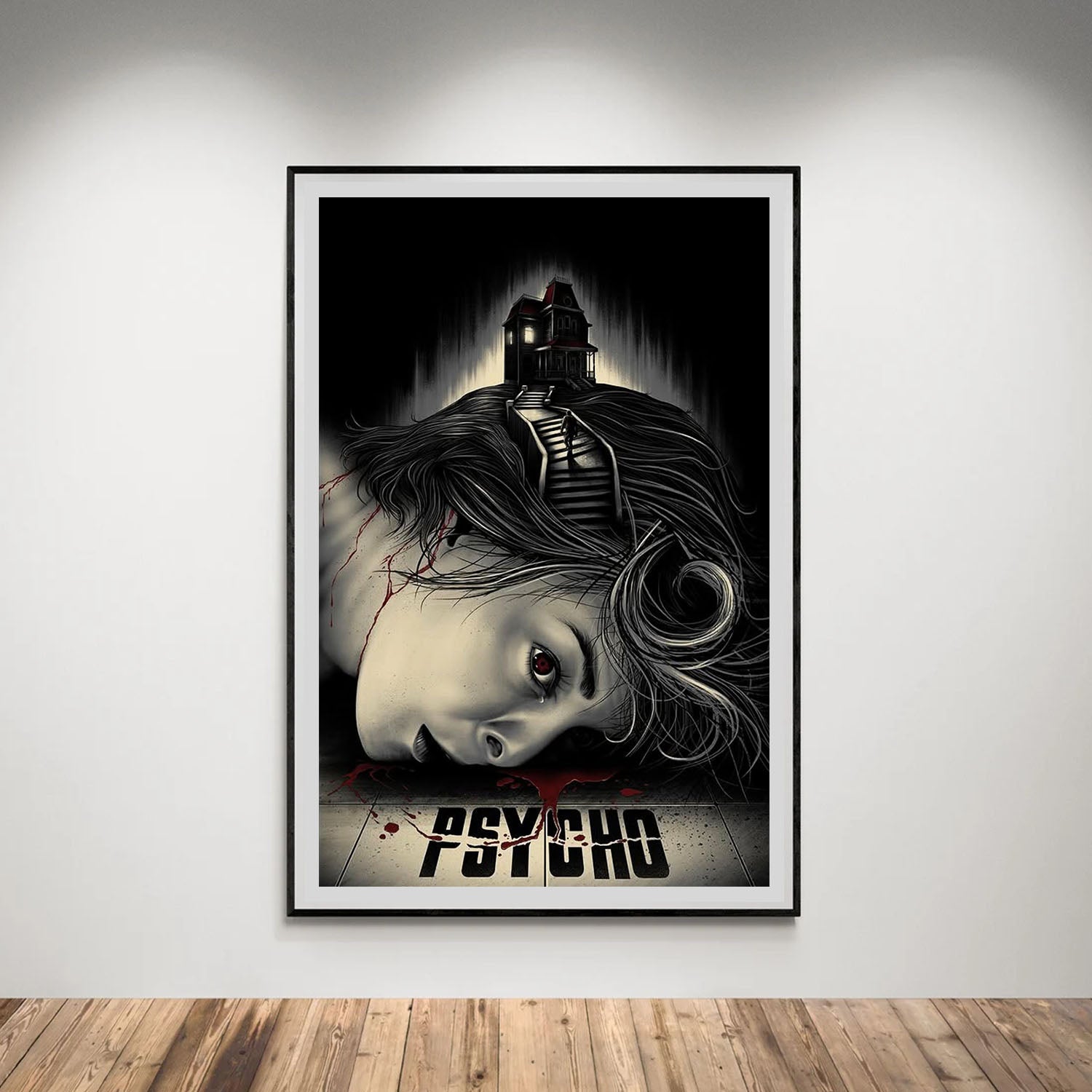 Flex Designs Poster Psycho Sketch 5 x 7" Home Goods - Movie 1960 Movie Poster