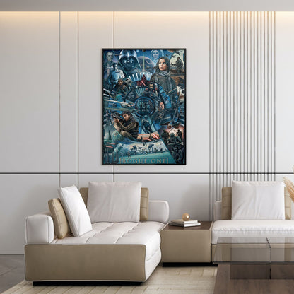 Flex Designs Poster Rogue One A Star Wars Story Cartoon 5 x 7" Home Goods - Movie 2016 Movie Poster