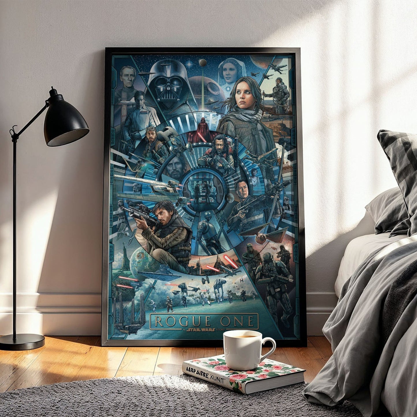 Flex Designs Poster Rogue One A Star Wars Story Cartoon 5 x 7" Home Goods - Movie 2016 Movie Poster